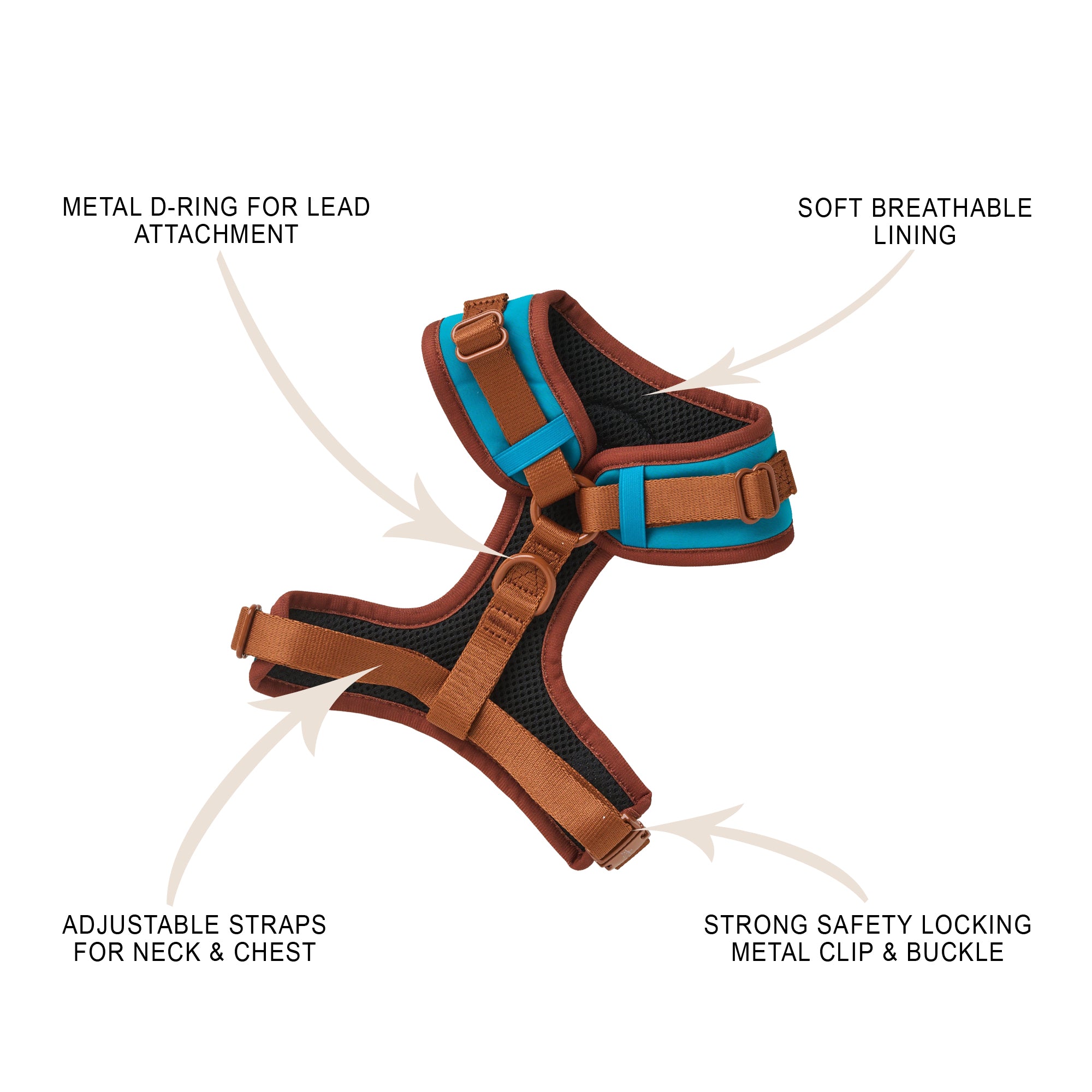 AZURE LE BRONZE - ADJUSTABLE HARNESS QUINTET SET