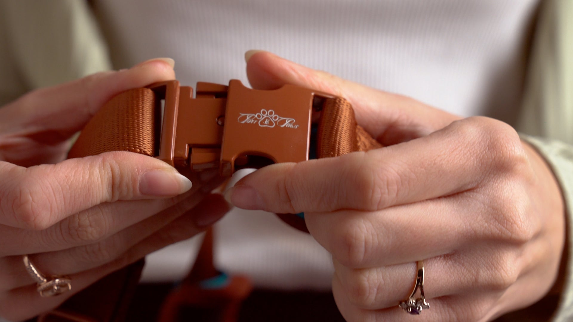 NOIR LE BRONZE ADJUSTABLE LUXURY PADDED HARNESS DUO SET