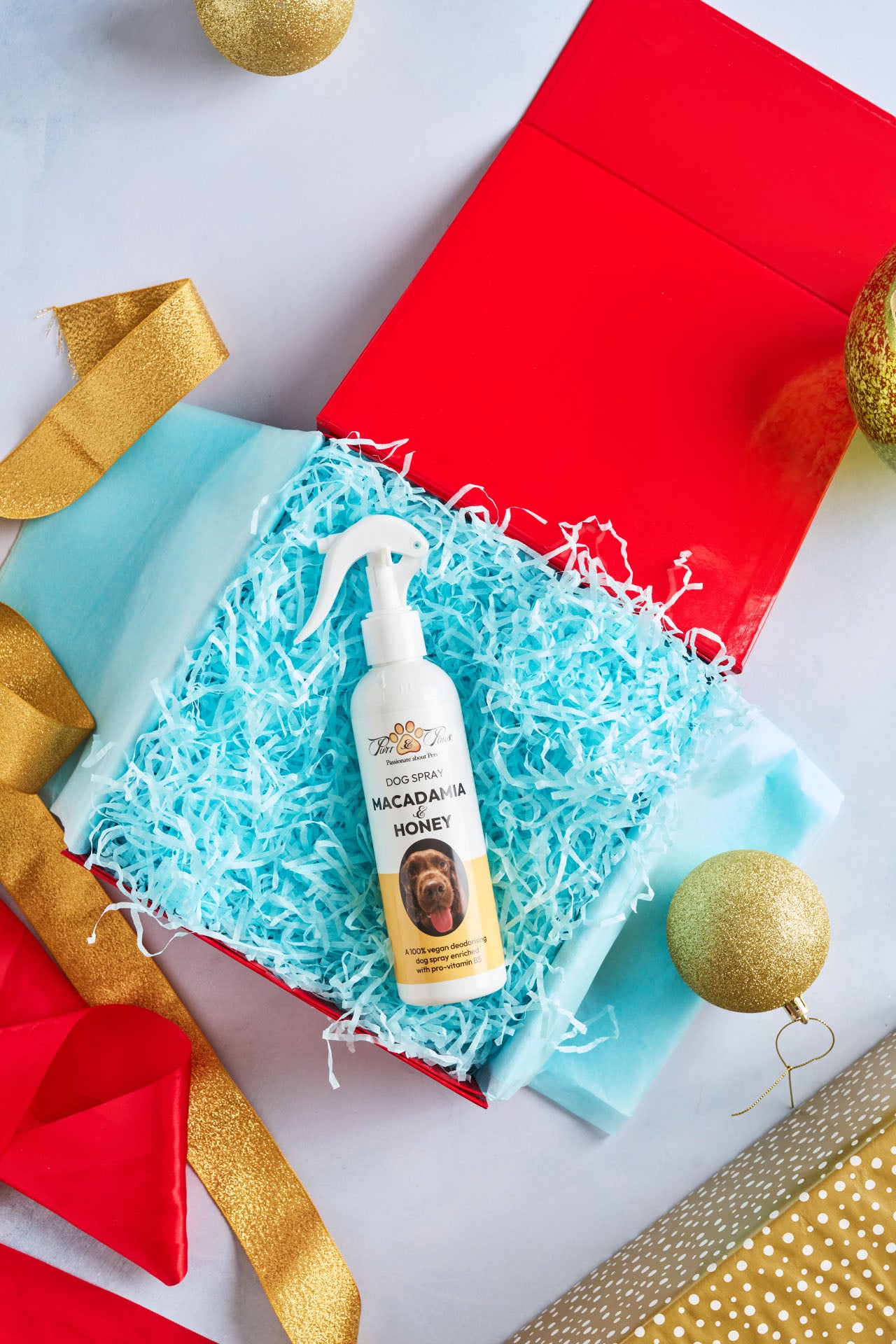 Gift Box - DEODORISING DOG SPRAY | MACADAMIA & HONEY