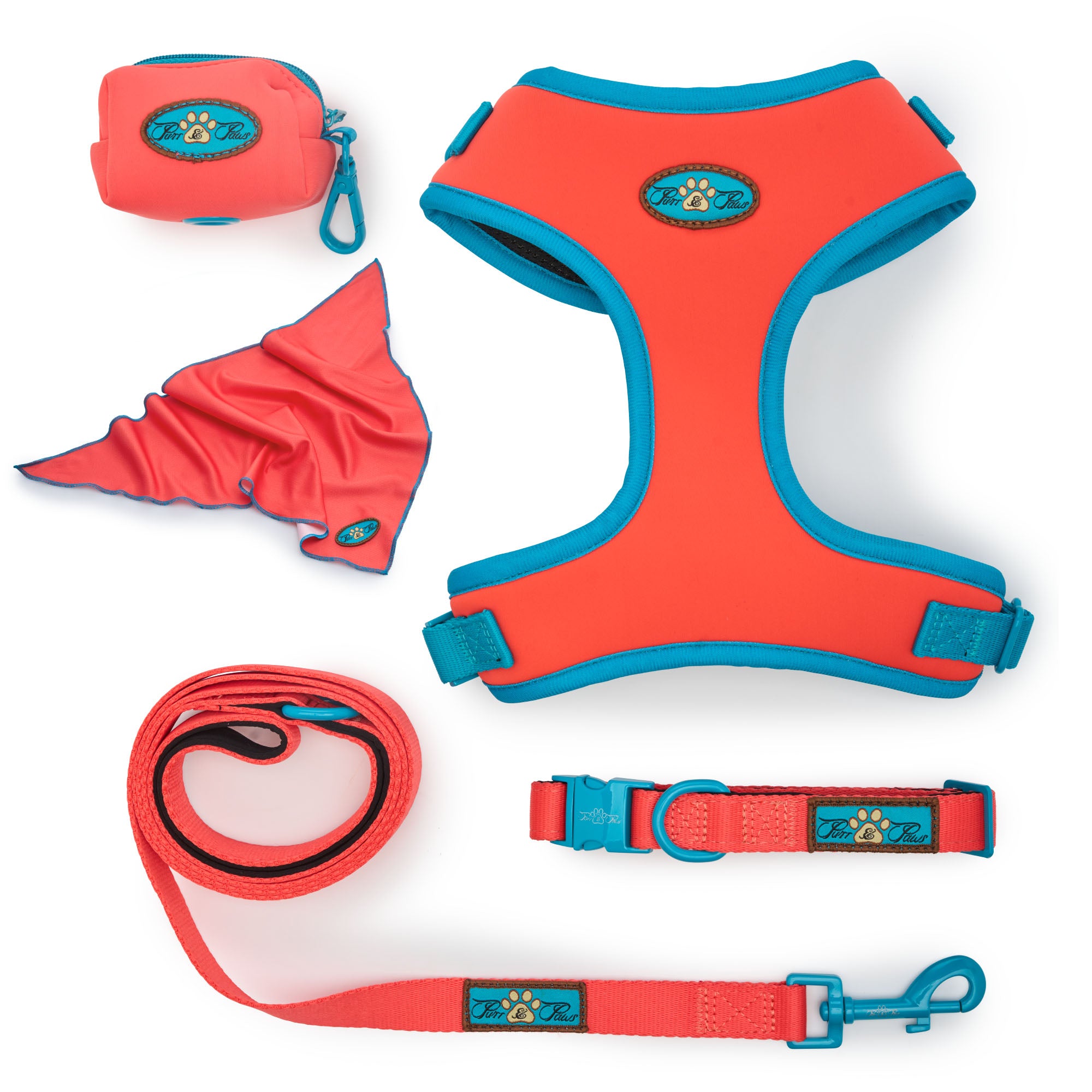 Gift Box - CITRUS AZURE -  QUINTET 5 PIECE ADJUSTABLE HARNESS SET